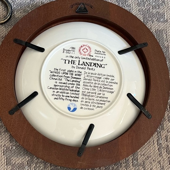 Vintage plates featuring geese. Perfect for bird collectors. Smythe frames. - Picture 7 of 8